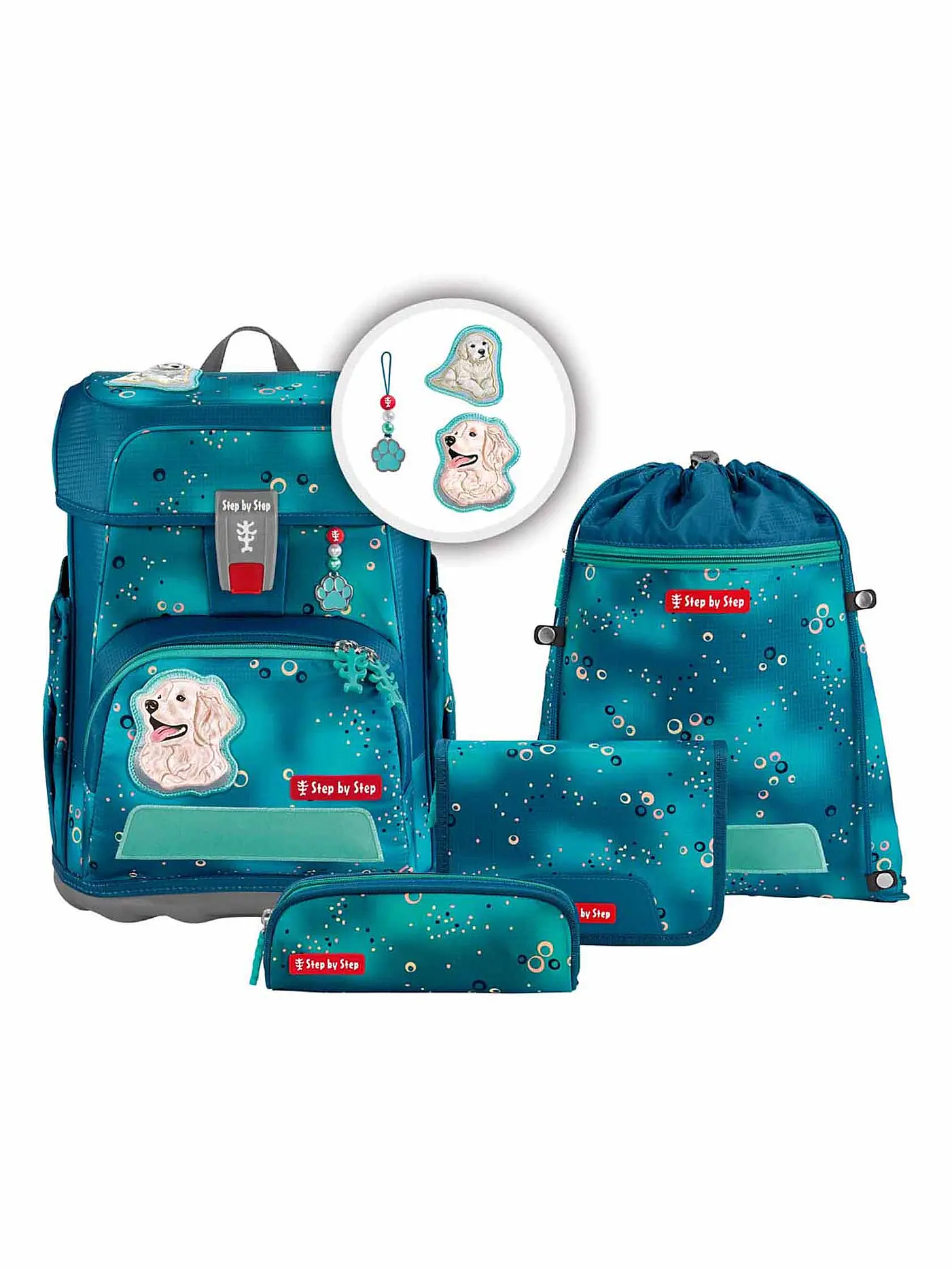 STEP BY STEP | Schultaschen Set 5tlg CLOUD Basty | 